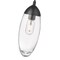 Z-Lite Arden Pendant, 1-Light, 4.5 In.W x 12 In.H, Matte Black/Clear 651P-MB - alternate 8